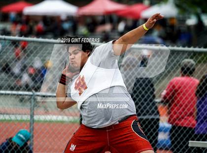 Thumbnail 3 in CIF NCS Track & Field Meet of Champions (Boys Shot Put) photogallery.