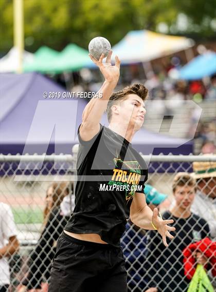 Thumbnail 3 in CIF NCS Track & Field Meet of Champions (Boys Shot Put) photogallery.