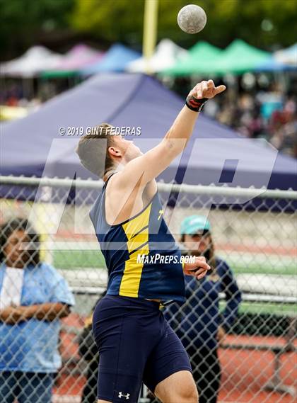 Thumbnail 2 in CIF NCS Track & Field Meet of Champions (Boys Shot Put) photogallery.