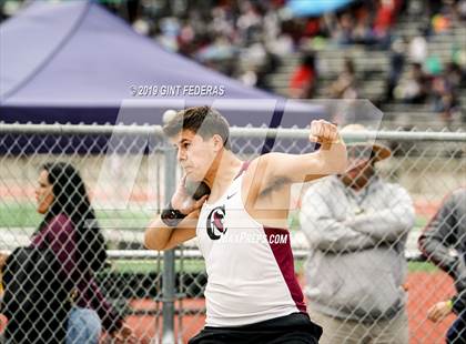 Thumbnail 2 in CIF NCS Track & Field Meet of Champions (Boys Shot Put) photogallery.