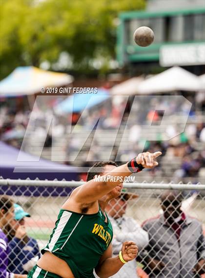 Thumbnail 1 in CIF NCS Track & Field Meet of Champions (Boys Shot Put) photogallery.