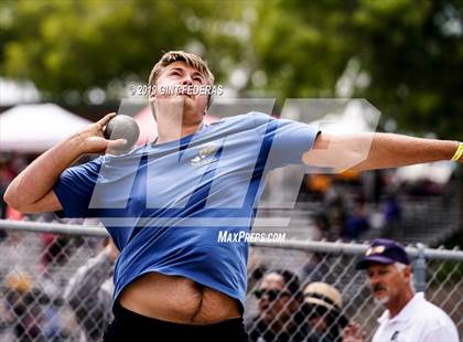 Thumbnail 2 in CIF NCS Track & Field Meet of Champions (Boys Shot Put) photogallery.