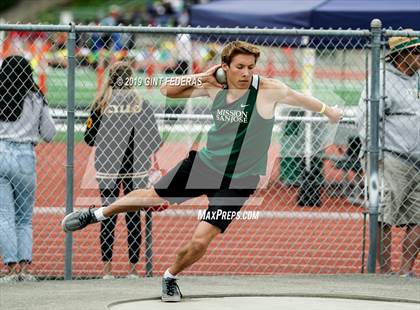 Thumbnail 1 in CIF NCS Track & Field Meet of Champions (Boys Shot Put) photogallery.