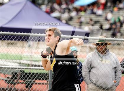 Thumbnail 3 in CIF NCS Track & Field Meet of Champions (Boys Shot Put) photogallery.