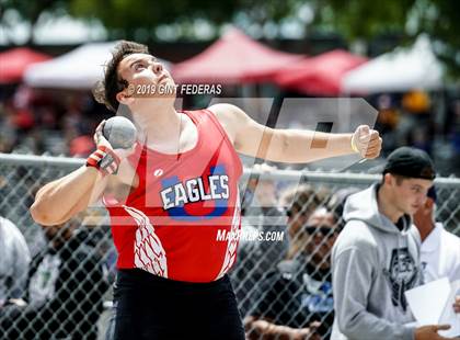 Thumbnail 3 in CIF NCS Track & Field Meet of Champions (Boys Shot Put) photogallery.
