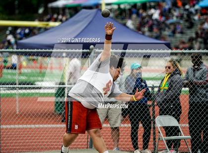 Thumbnail 3 in CIF NCS Track & Field Meet of Champions (Boys Shot Put) photogallery.
