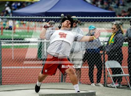 Thumbnail 2 in CIF NCS Track & Field Meet of Champions (Boys Shot Put) photogallery.