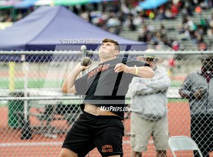 Thumbnail 2 in CIF NCS Track & Field Meet of Champions (Boys Shot Put) photogallery.