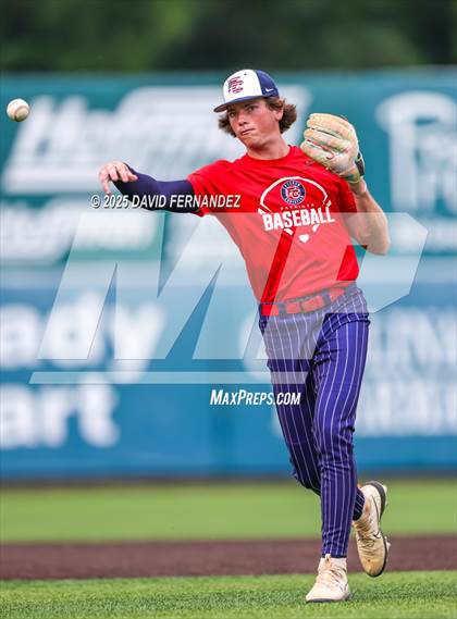 Thumbnail 3 in Burlington Christian Academy vs Freedom Christian Academy (NCISAA 2A - State Championship Game 1) photogallery.