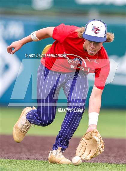 Thumbnail 2 in Burlington Christian Academy vs Freedom Christian Academy (NCISAA 2A - State Championship Game 1) photogallery.