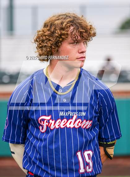 Thumbnail 3 in Burlington Christian Academy vs Freedom Christian Academy (NCISAA 2A - State Championship Game 1) photogallery.