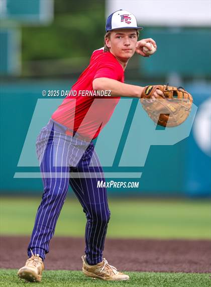 Thumbnail 3 in Burlington Christian Academy vs Freedom Christian Academy (NCISAA 2A - State Championship Game 1) photogallery.