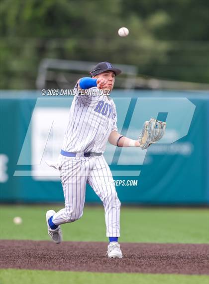 Thumbnail 3 in Burlington Christian Academy vs Freedom Christian Academy (NCISAA 2A - State Championship Game 1) photogallery.