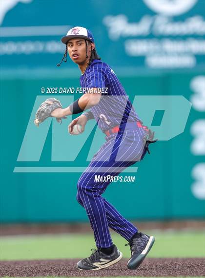 Thumbnail 3 in Burlington Christian Academy vs Freedom Christian Academy (NCISAA 2A - State Championship Game 1) photogallery.