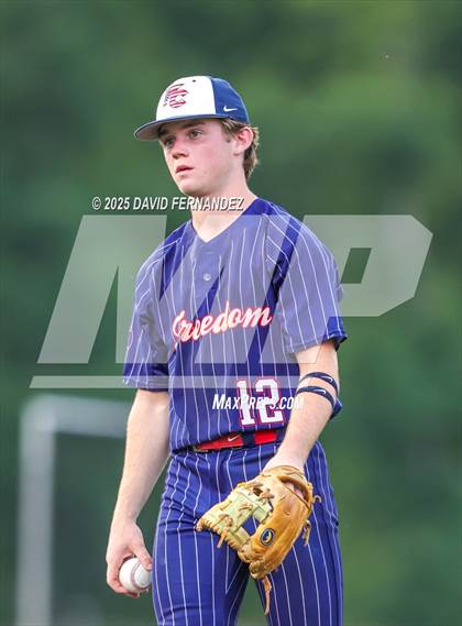 Thumbnail 2 in Burlington Christian Academy vs Freedom Christian Academy (NCISAA 2A - State Championship Game 1) photogallery.