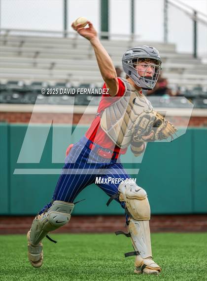 Thumbnail 2 in Burlington Christian Academy vs Freedom Christian Academy (NCISAA 2A - State Championship Game 1) photogallery.