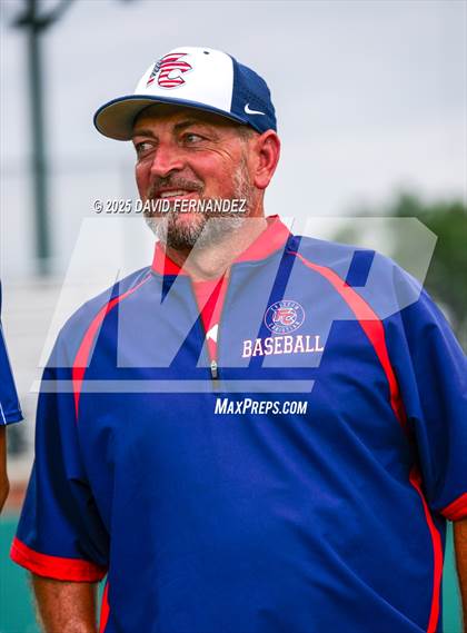 Thumbnail 3 in Burlington Christian Academy vs Freedom Christian Academy (NCISAA 2A - State Championship Game 1) photogallery.