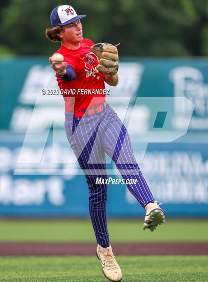Thumbnail 3 in Burlington Christian Academy vs Freedom Christian Academy (NCISAA 2A - State Championship Game 1) photogallery.