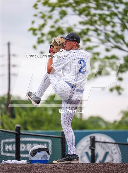 Thumbnail 3 in Burlington Christian Academy vs Freedom Christian Academy (NCISAA 2A - State Championship Game 1) photogallery.