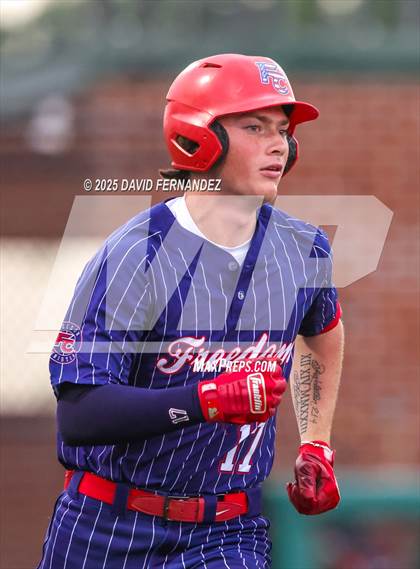 Thumbnail 3 in Burlington Christian Academy vs Freedom Christian Academy (NCISAA 2A - State Championship Game 1) photogallery.