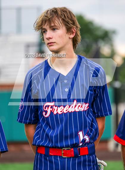 Thumbnail 2 in Burlington Christian Academy vs Freedom Christian Academy (NCISAA 2A - State Championship Game 1) photogallery.