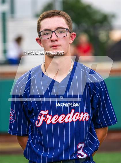 Thumbnail 3 in Burlington Christian Academy vs Freedom Christian Academy (NCISAA 2A - State Championship Game 1) photogallery.