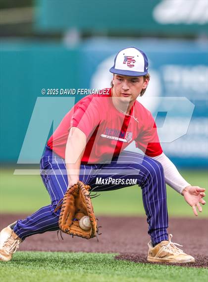 Thumbnail 2 in Burlington Christian Academy vs Freedom Christian Academy (NCISAA 2A - State Championship Game 1) photogallery.