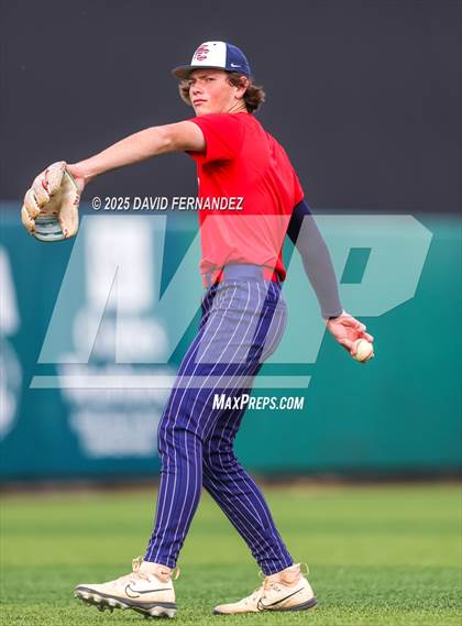 Thumbnail 3 in Burlington Christian Academy vs Freedom Christian Academy (NCISAA 2A - State Championship Game 1) photogallery.
