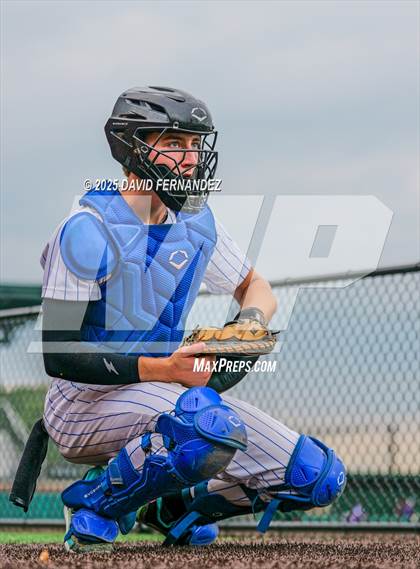 Thumbnail 3 in Burlington Christian Academy vs Freedom Christian Academy (NCISAA 2A - State Championship Game 1) photogallery.