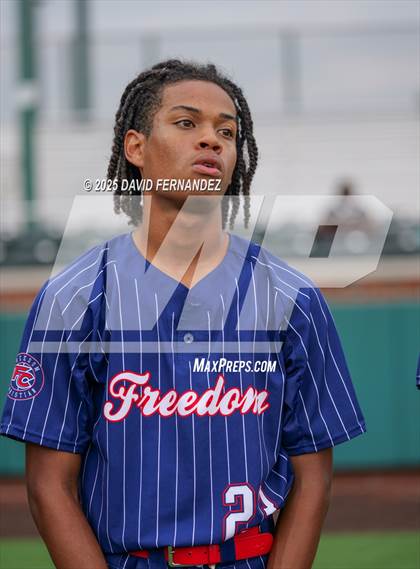 Thumbnail 1 in Burlington Christian Academy vs Freedom Christian Academy (NCISAA 2A - State Championship Game 1) photogallery.