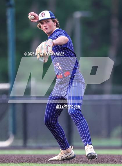 Thumbnail 2 in Burlington Christian Academy vs Freedom Christian Academy (NCISAA 2A - State Championship Game 1) photogallery.