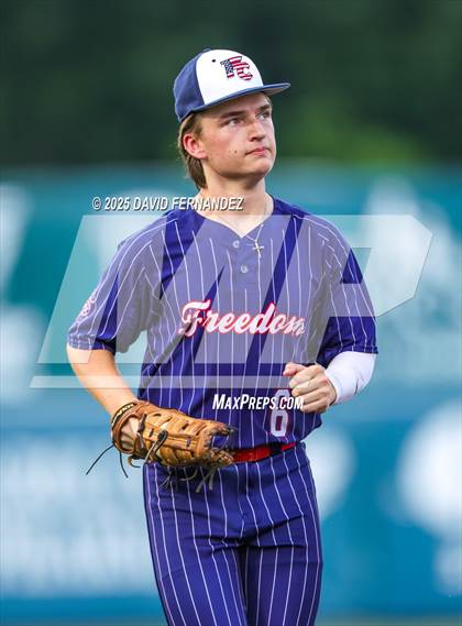 Thumbnail 2 in Burlington Christian Academy vs Freedom Christian Academy (NCISAA 2A - State Championship Game 1) photogallery.