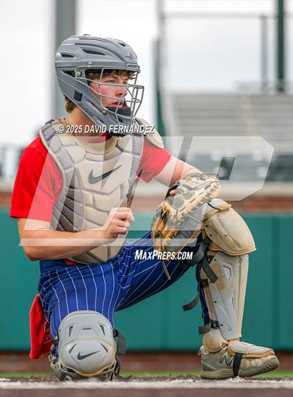Thumbnail 3 in Burlington Christian Academy vs Freedom Christian Academy (NCISAA 2A - State Championship Game 1) photogallery.