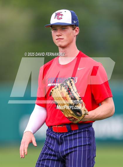 Thumbnail 3 in Burlington Christian Academy vs Freedom Christian Academy (NCISAA 2A - State Championship Game 1) photogallery.