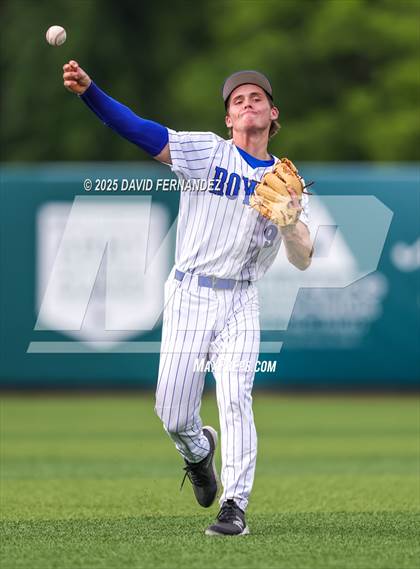 Thumbnail 2 in Burlington Christian Academy vs Freedom Christian Academy (NCISAA 2A - State Championship Game 1) photogallery.