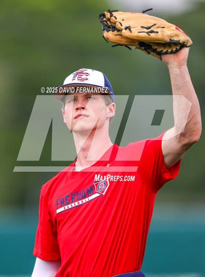 Thumbnail 1 in Burlington Christian Academy vs Freedom Christian Academy (NCISAA 2A - State Championship Game 1) photogallery.