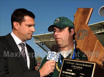 Thumbnail 1 in Cardinal Newman vs. St. Bonaventure (CIF State D3 Final) photogallery.