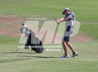 Thumbnail 2 in St. Marys & Willow Canyon @ Desert Edge Varsity Boys Golf photogallery.