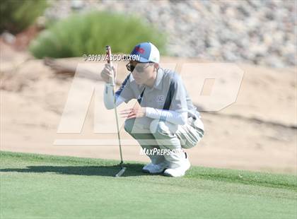 Thumbnail 3 in St. Marys & Willow Canyon @ Desert Edge Varsity Boys Golf photogallery.