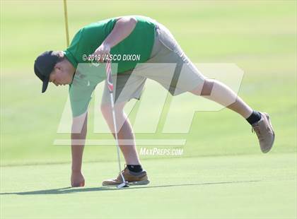Thumbnail 2 in St. Marys & Willow Canyon @ Desert Edge Varsity Boys Golf photogallery.