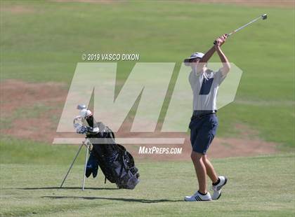 Thumbnail 3 in St. Marys & Willow Canyon @ Desert Edge Varsity Boys Golf photogallery.