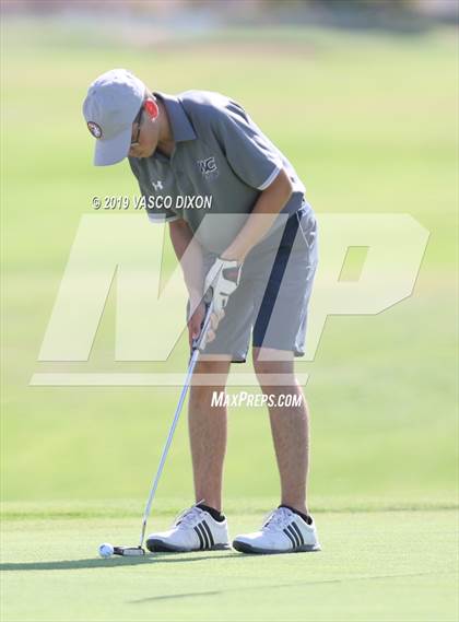 Thumbnail 1 in St. Marys & Willow Canyon @ Desert Edge Varsity Boys Golf photogallery.