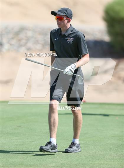 Thumbnail 3 in St. Marys & Willow Canyon @ Desert Edge Varsity Boys Golf photogallery.