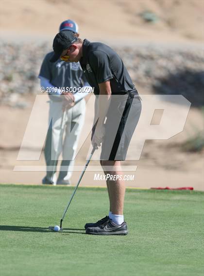 Thumbnail 1 in St. Marys & Willow Canyon @ Desert Edge Varsity Boys Golf photogallery.