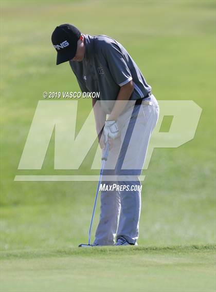 Thumbnail 3 in St. Marys & Willow Canyon @ Desert Edge Varsity Boys Golf photogallery.