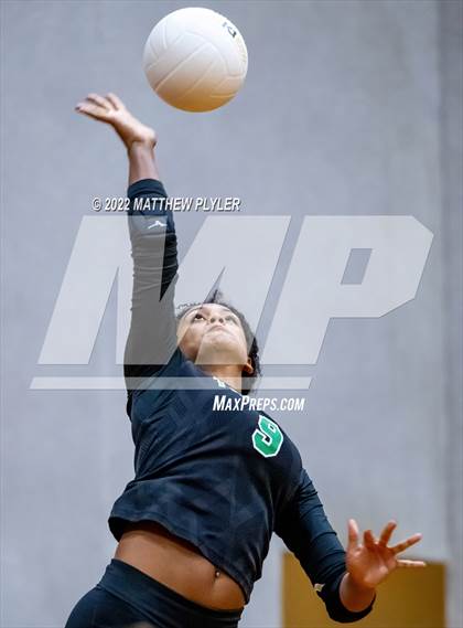 Thumbnail 2 in Gray's Creek vs West Brunswick (Jack Britt's 19th Annual Volleyball Jamboree)(scrimmage) photogallery.