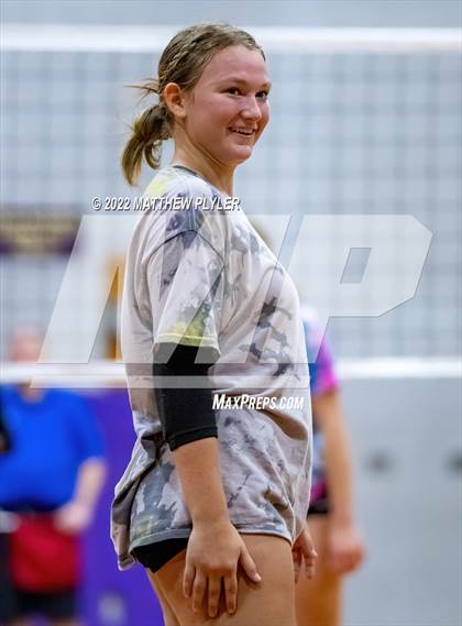 Thumbnail 1 in Gray's Creek vs West Brunswick (Jack Britt's 19th Annual Volleyball Jamboree)(scrimmage) photogallery.