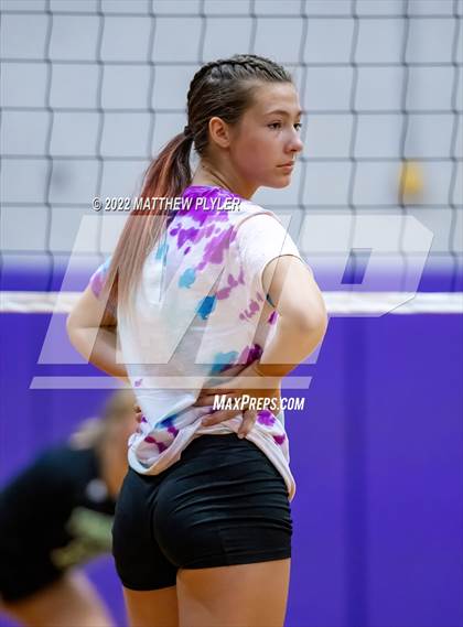 Thumbnail 2 in Gray's Creek vs West Brunswick (Jack Britt's 19th Annual Volleyball Jamboree)(scrimmage) photogallery.