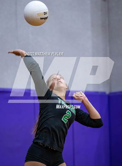 Thumbnail 3 in Gray's Creek vs West Brunswick (Jack Britt's 19th Annual Volleyball Jamboree)(scrimmage) photogallery.