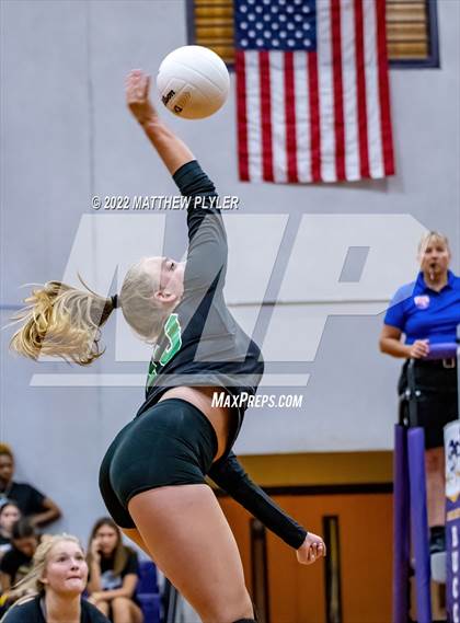 Thumbnail 2 in Gray's Creek vs West Brunswick (Jack Britt's 19th Annual Volleyball Jamboree)(scrimmage) photogallery.